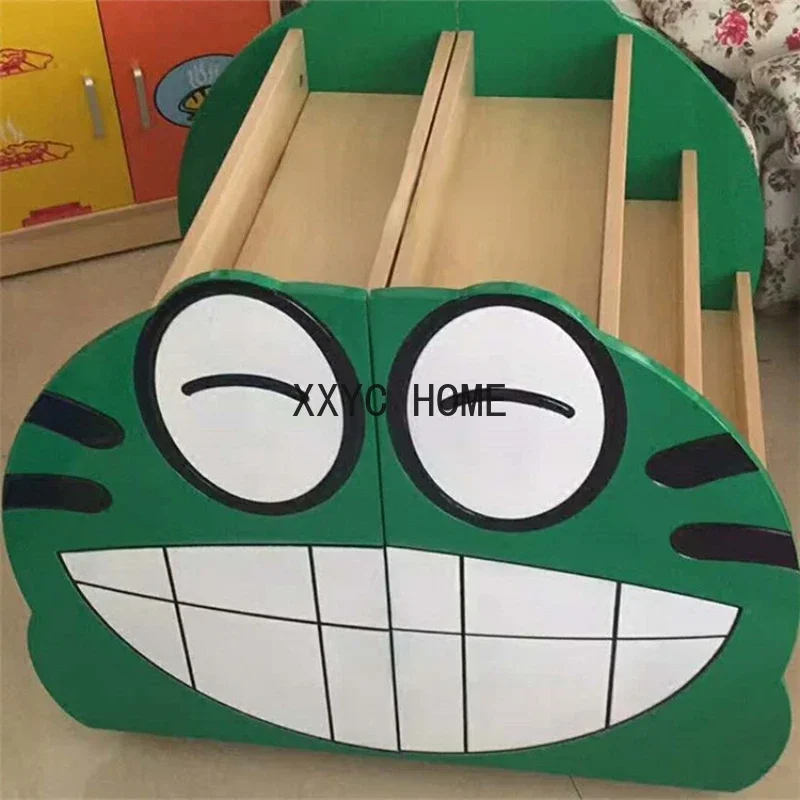 

Книжная полка для раннего обучения, детская библиотека, комната для чтения, моделирующая книжная полка, книжный шкаф с мультяшным рисунком