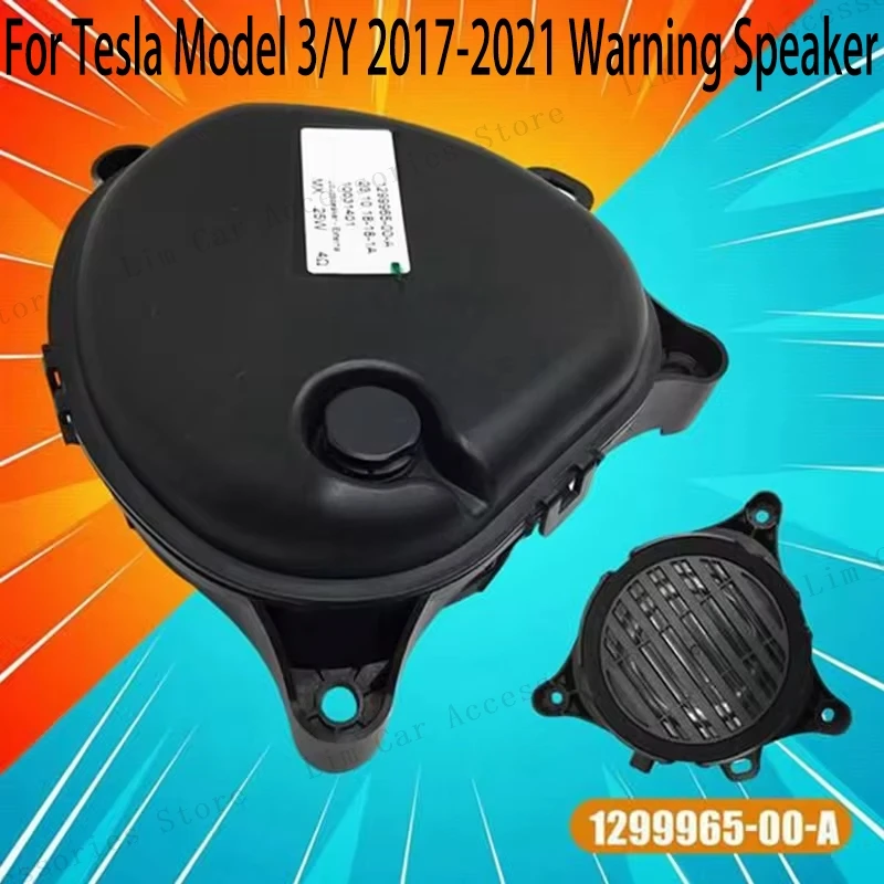 

For Tesla Model 3/Y 2017-2021 1671113-00-B Car Buzzer Horn Pedestrian Warning Speaker Replacement Accessories