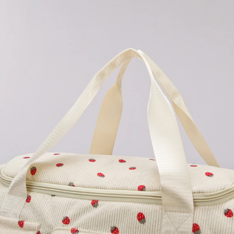 Corduroy Travel Duffle Tote 22