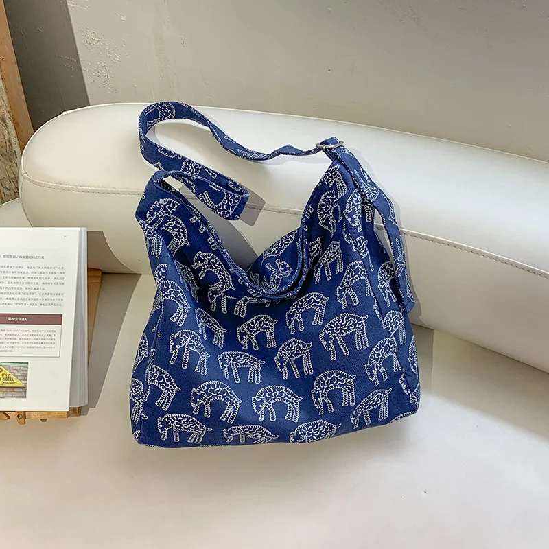 

Этническая большая сумка 2025 для женщин, минималистичные сумки через плечо, модная сумка