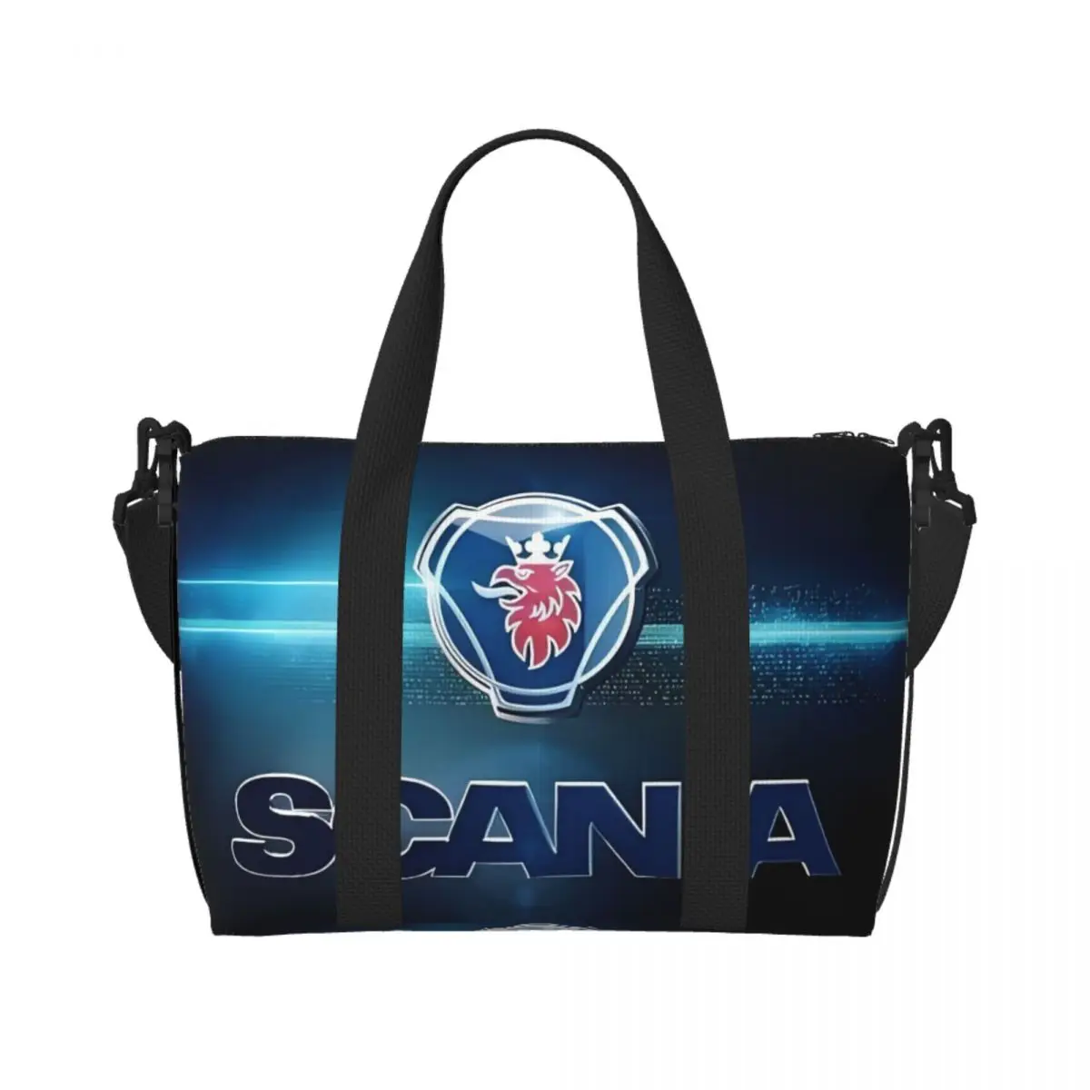 

Custom Scaniaed Tote Bag Women Large Capacity Beach Gym Travel Bags