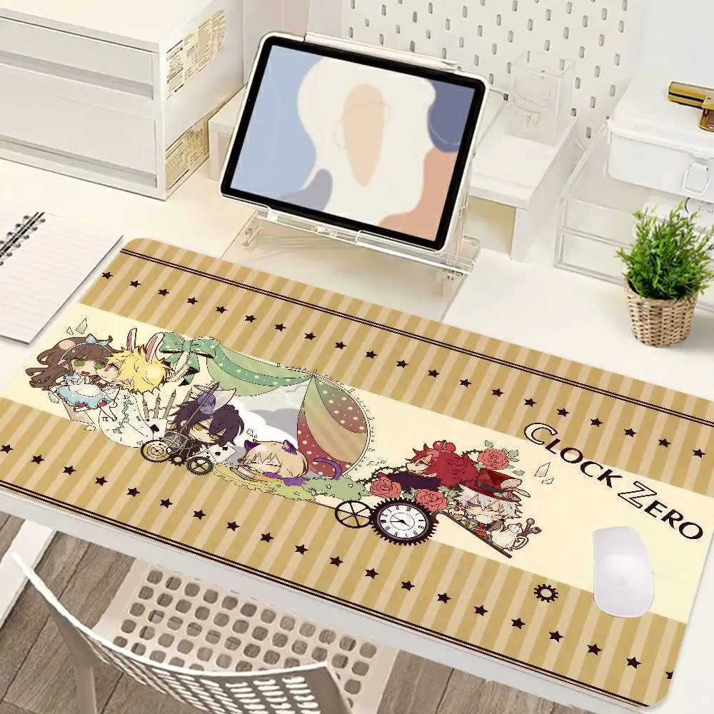 C-CLOCK ZERO Mouse Pad Gaming Deskmat Sakura Mousepad Anime Office Carpet Gamer Keyboard Computer Desks
