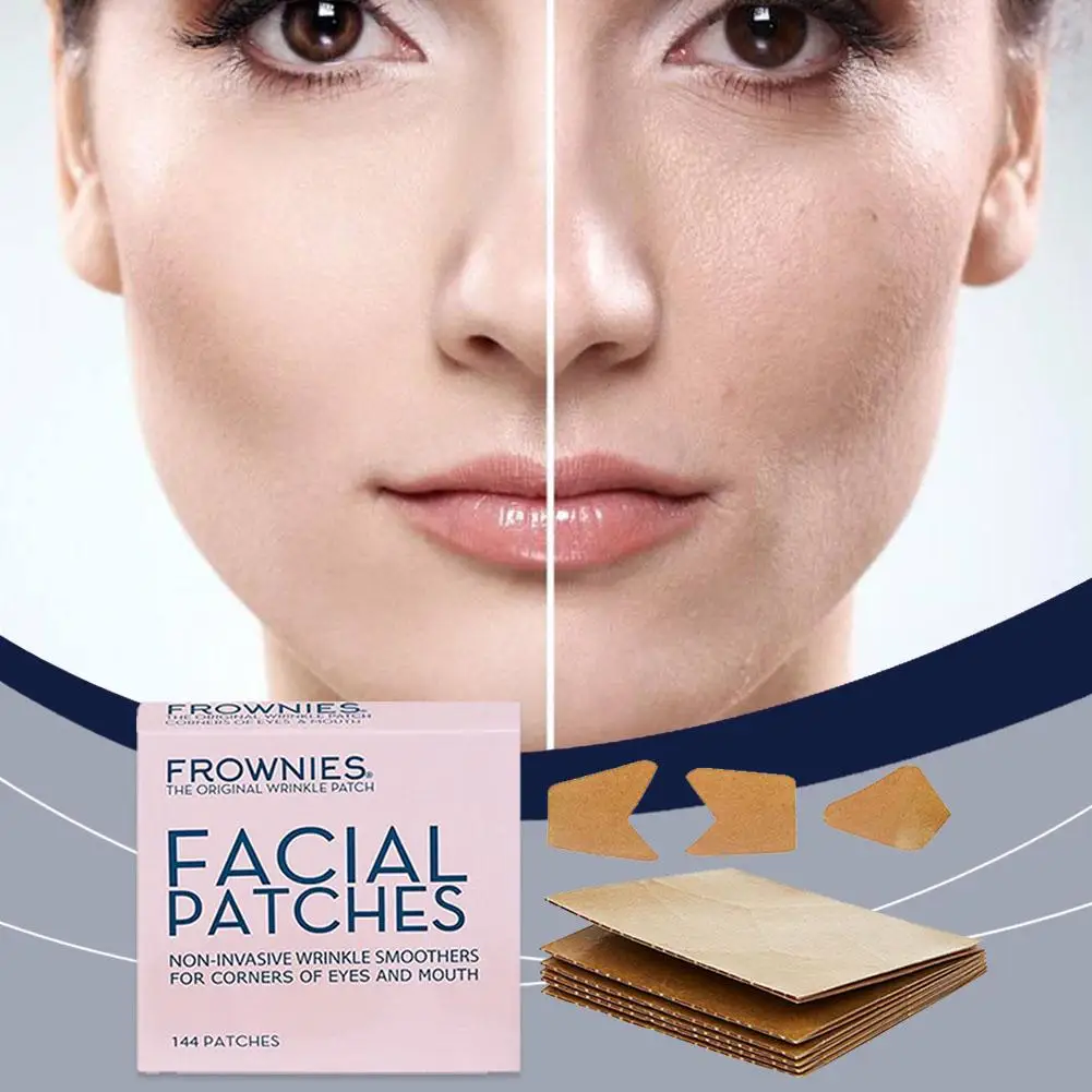FROWNIES Face Lift Tape Lifting Firming Face Sticker For Women Forehead Anti-Wrinkle Lift Up Tape Frownies Facial Patches