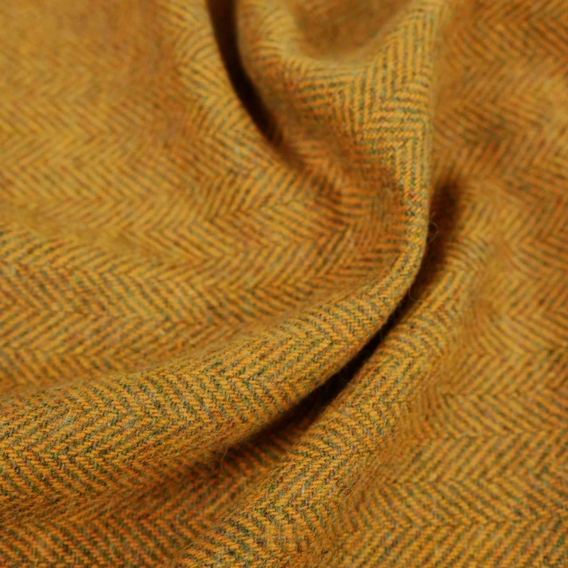 2-yards-spring-british-style-ginger-yellow-herringbone-wool-fabric-suit-pants-and-skirtdiyfabricb