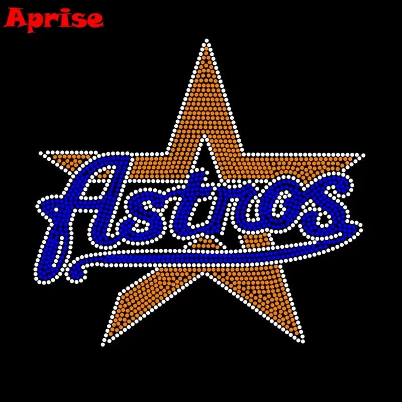 

Houston Rhinestone Transfer Custom Astronaut Iron Rhinestone Transfer Heat Pattern