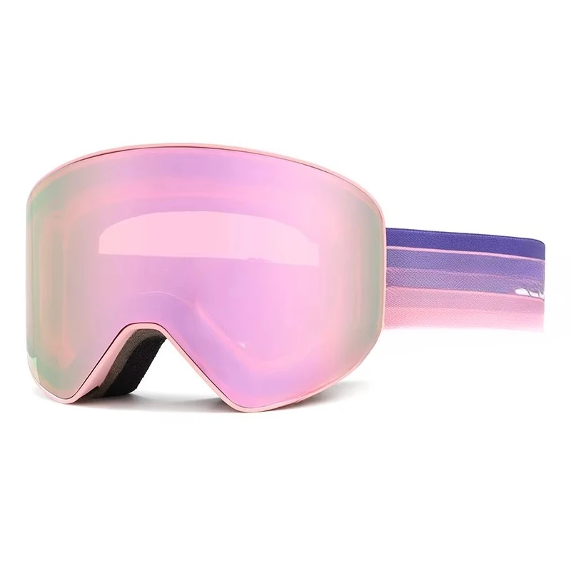 

Black lens ski goggles custom anti-fog alpine off-road fashion polarized snow sports equipment
