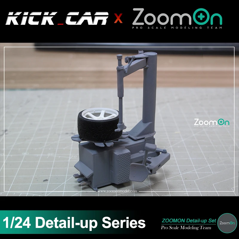 ZoomOn Z096 Tyre Changer Detail-up Modified Parts For Assembled Model Hobbyist Gift for Professional Adults