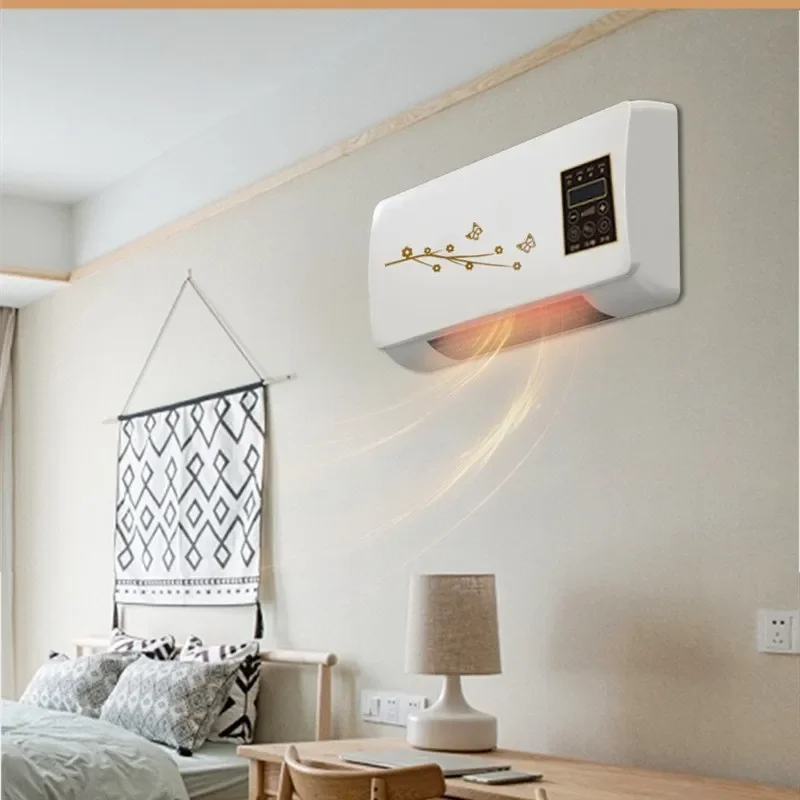 A for Wholesale Electric Heaters, Wall Mounted Heaters Intelligent Digital Display Remote Control Warm Air Heaters Fan