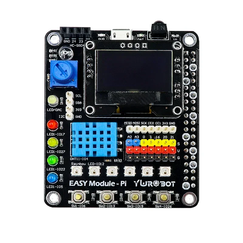 Suitable for Raspberry Pi 4B Multifunction Expansion Board OLED Sensor Module DHT11