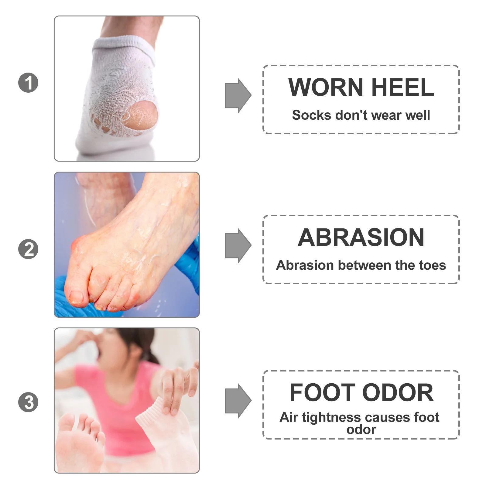 

Compression Socks Women Cotton Five Finger Summer Breathable Non Slip Toe Socks Lady Silicone Heel Soft Elasticity