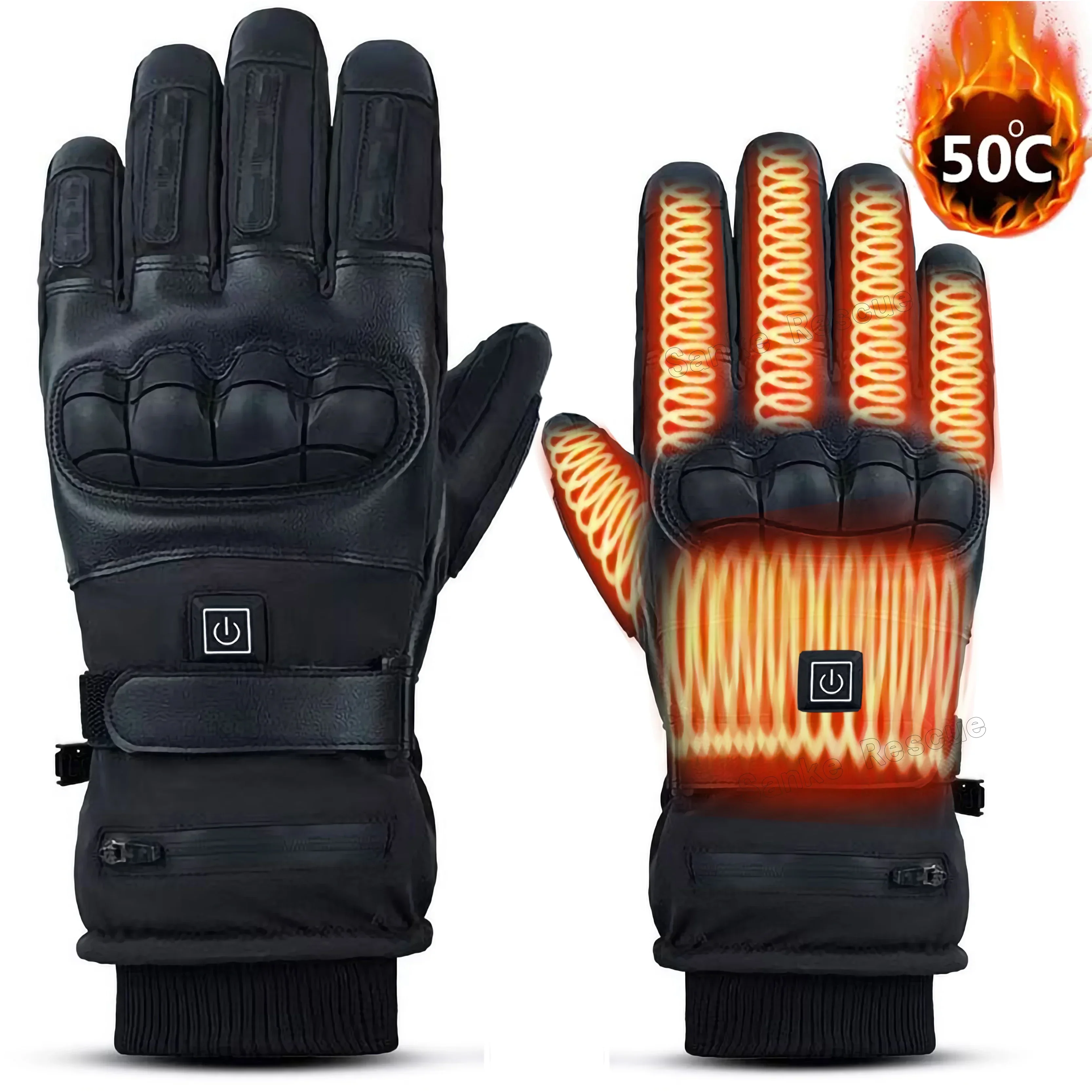 heated Tatical Glove Motorcycle Gloves Man Bicycle Supplies for You Automobiles and Motorcycles Bike Accessories Men\'s Cycling