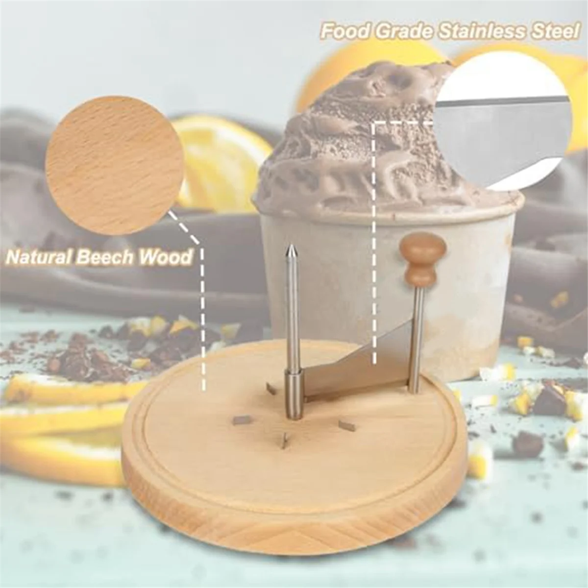 ステンレス鋼のチーズカーラーとチーズシェーバー,デモイン,チョコレート,多機能,防錆,ライトに最適
