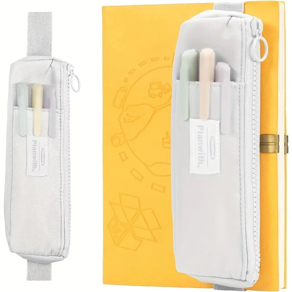 

Creative High-capacity Small Pencil Case Durable Soft Storage Bag with Straps Pencil Pouch School Supply