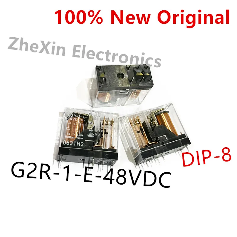 10PCS/Lot   G2R-1-E-5VDC 、G2R-1-E-12VDC 、G2R-1-E-24VDC 、G2R-1-E-48VDC   DIP-8   New Original Power Relay   G2R-1-E-DC12V  DC24V