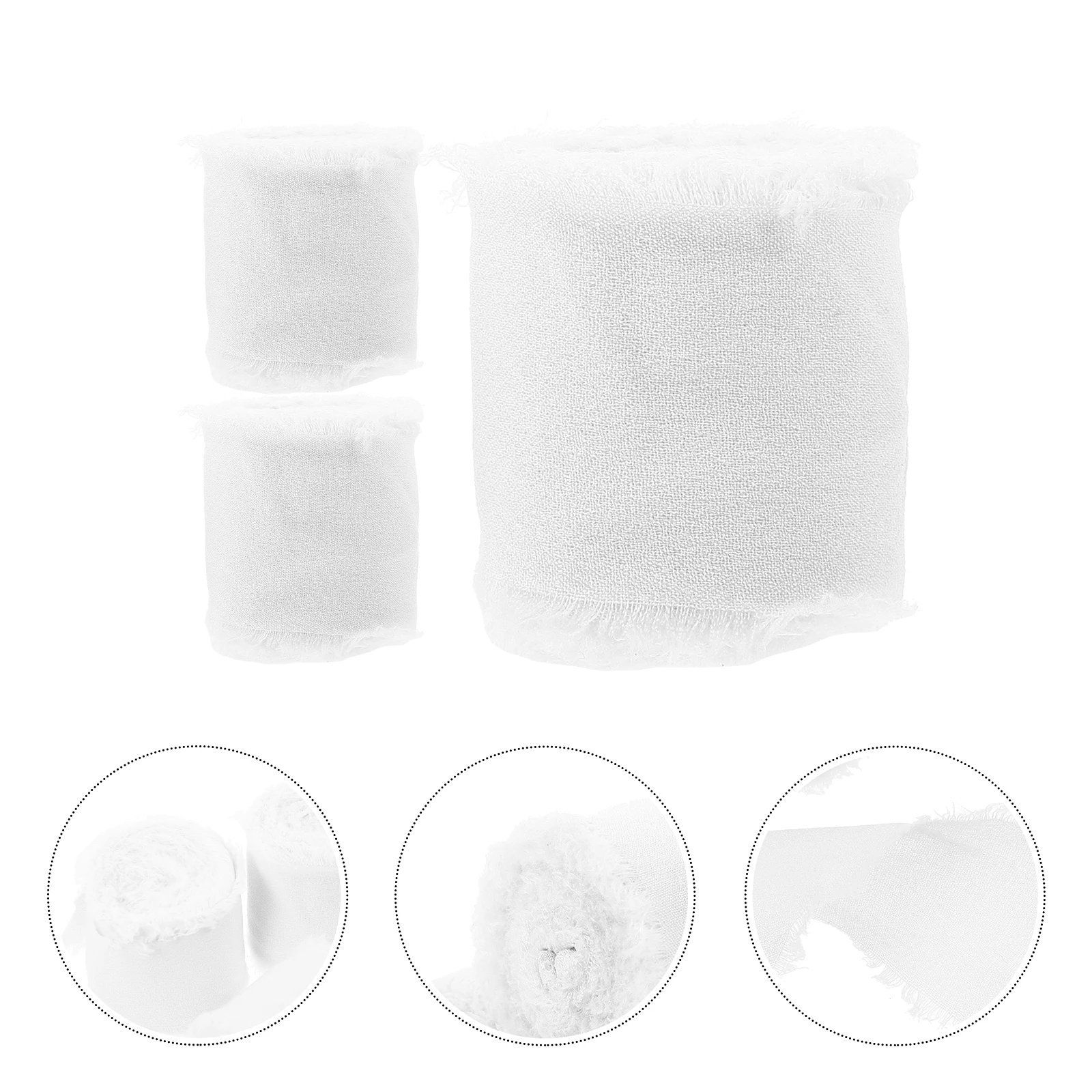 

3 Rolls Fringe For Flower Bouquet Decorative Wrapping Cake Boxes Diy Gift Packaging Wedding Crafts Valentines