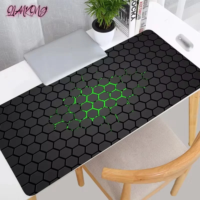 Geometric Mouse Pad Gamer Mousepads Big Gaming Mousepad XXL Mouse Mat Large Keyboard Mat Hexagon Desk Pad For Computer Laptop