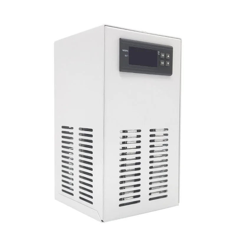220V/110V Fish Tank Chiller, Small Household Freshwater Universal Compressor, Temperature Controlled Chiller 20L/35L