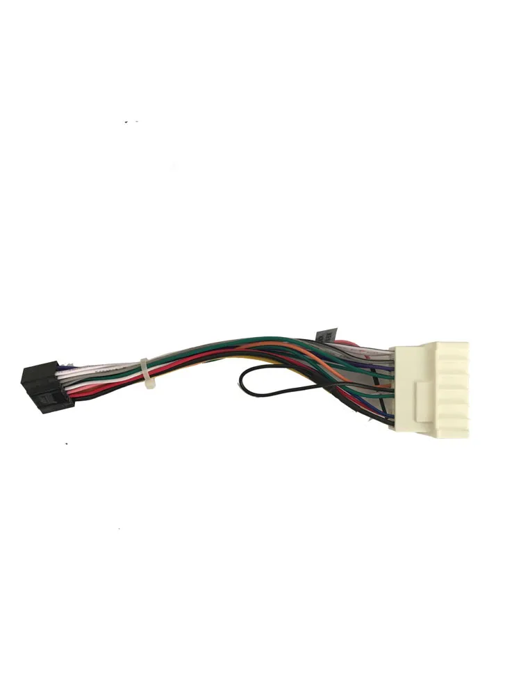 Adaptador de corriente para Radio de coche, arnés de cableado para Hyundai Elantra, santa fe, tucson, KIA, Cerato, 2DIN, hembra, ISO