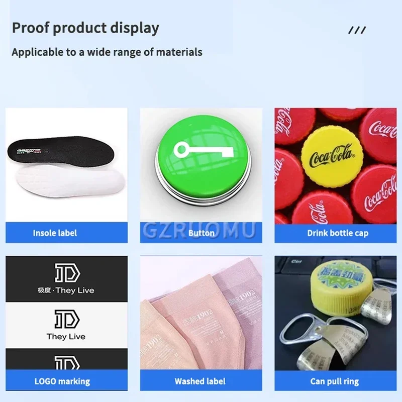 HD-FB18-S Small Pad Coding Machine LOGO Inkjet Printing Printer Ink Digital Printing Machine Trademark Printing Manual Pad Coder