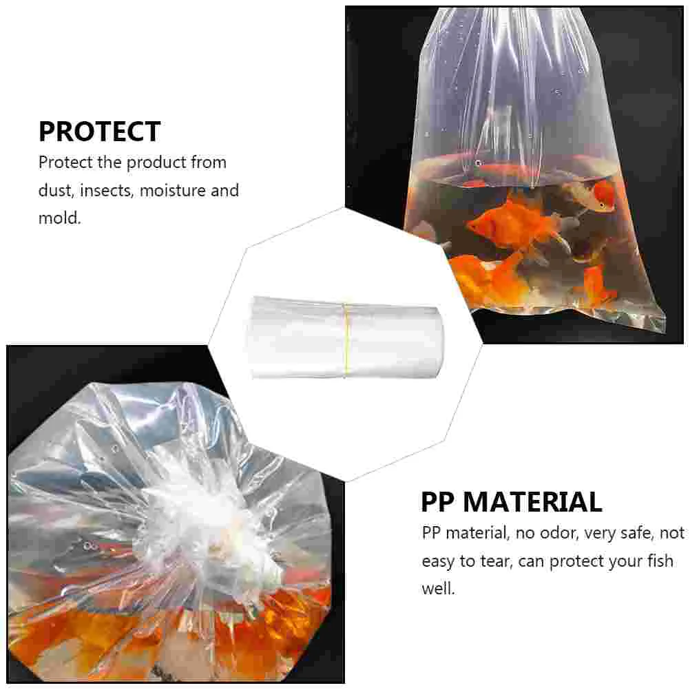  Sealed Containers for Food Fish Packing Bag Storage Bags Leak-proof White Ldpe Transporting