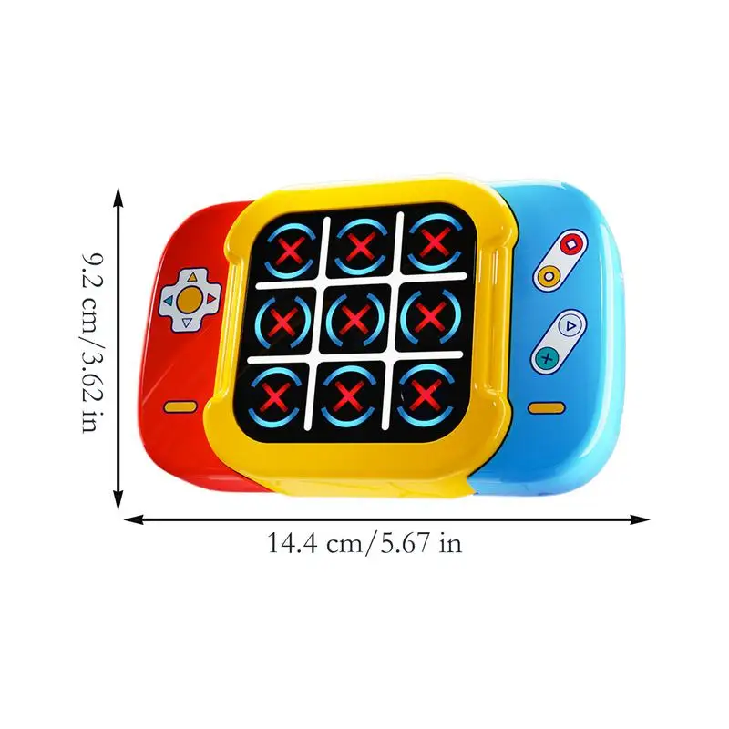 Travel Games For Adults Handheld Electric Puzzle Game Console Safe 3 Modes Fast Response Two Player Toy For Children Teens