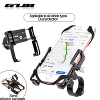 GUB P10 Bicycle Mobile Phone Bracket Aluminum Alloy Riding Navigation Bracket Battery Electric Vehicle Motorcycle Bracket