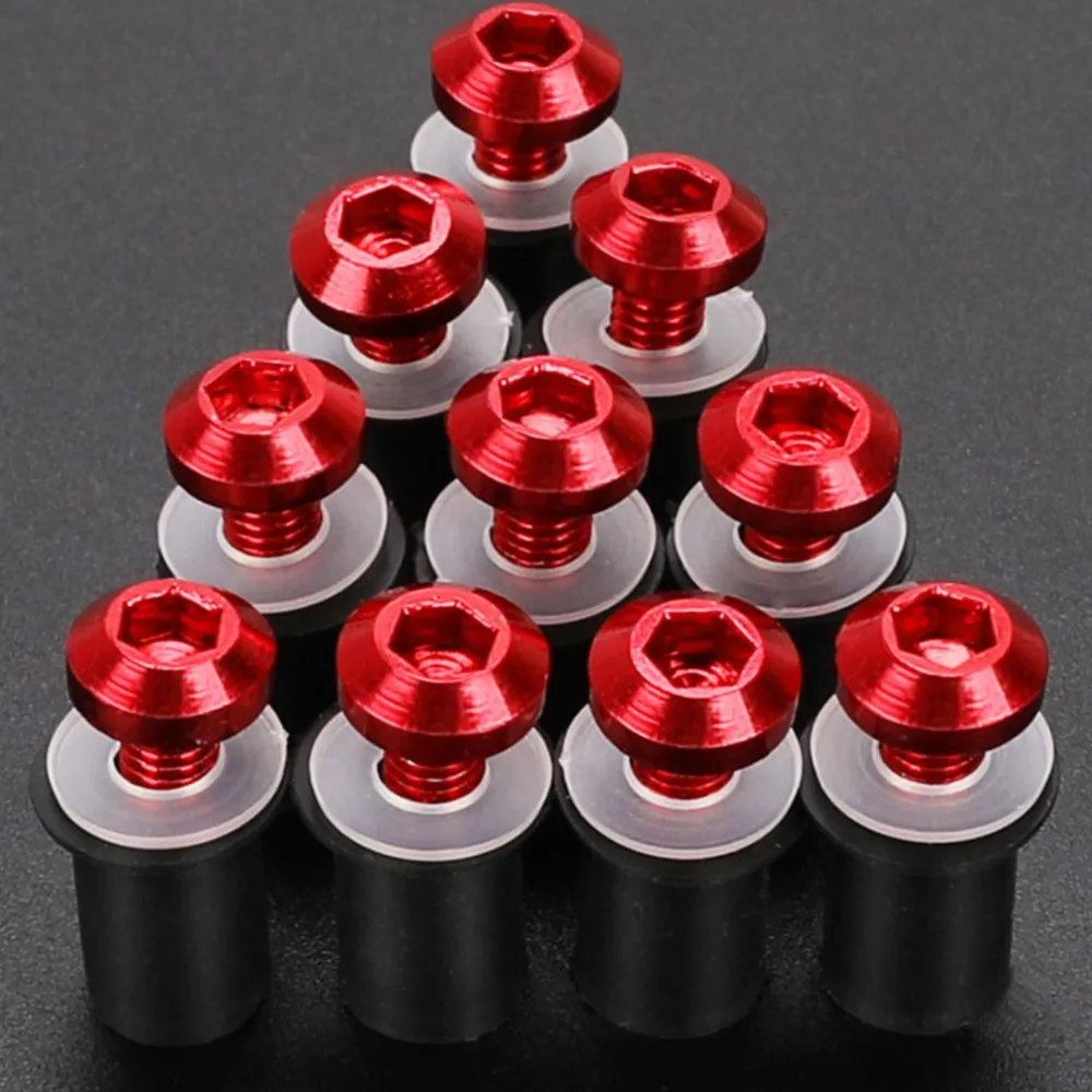 

FOR HONDA CB600F HORNET CB650F CB650R CB750 CB900F CBR1000F CBR1000RR CBR125R Windshield Screw Nut Fairing Windscreen Bolt Kit