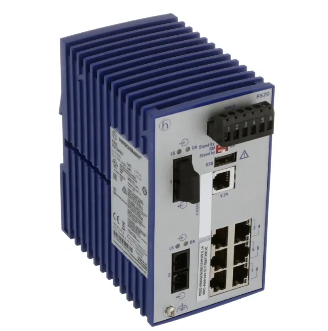 New RS20-0800M2M2SDAEHC Ethernet Switch HIRSCHMANN I/O communication module in industrial with good price