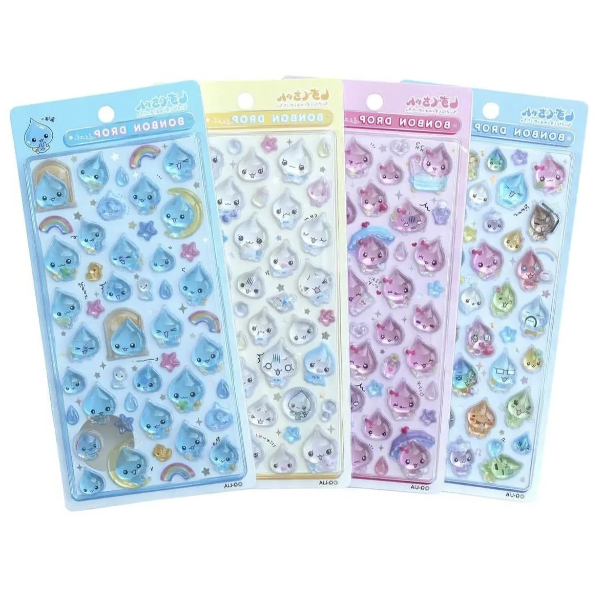 

Kawaii 3D Stickers - Cartoon Transparent Phone Case Decals, DIY Scrapbook Supplies, Cute Birthday Gift for Friends