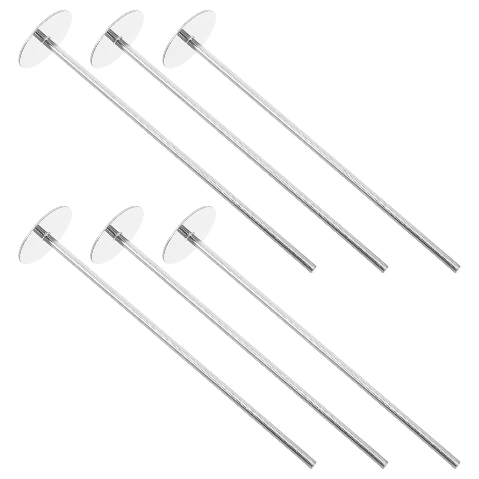 Cake Heating Core Rods 6 Pack Five and Half Inch Stainless Steel Baking Nails for Even Heat Distribution