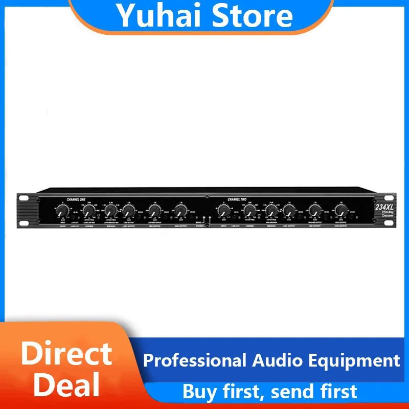 

234XL Professional Sound Peripheral Equipments Stereo 2/3 Way, Mono 4-Way 234XL Crossover audio Equalizer with XLR Connector