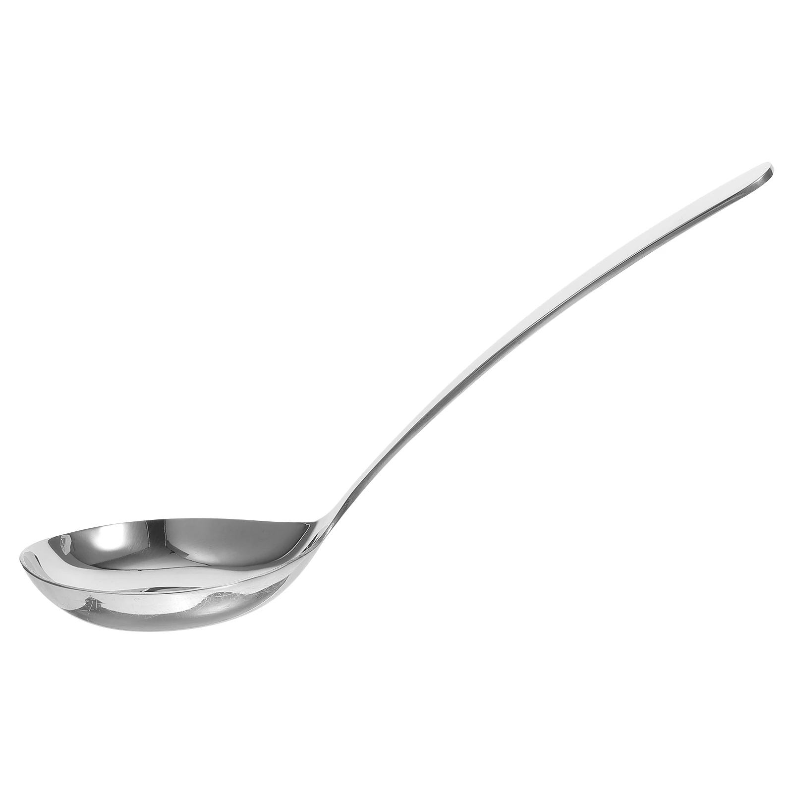 

Stainless Steel Soup Spoon Large Size Smooth Surface Hygienic Serving Party Home Buffet Restaurant Metal Kitchen Utensils