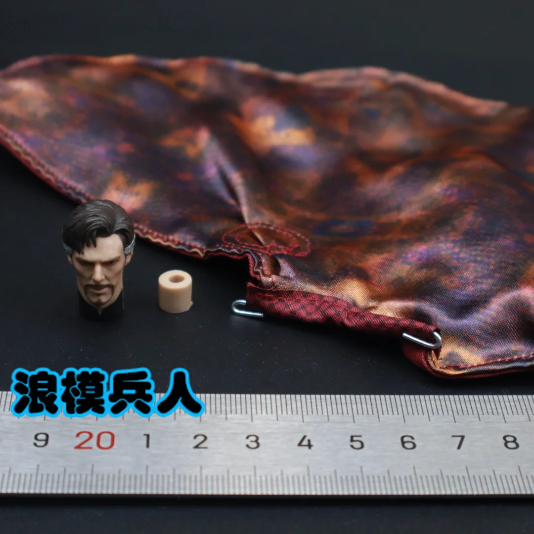 

1/12 Doctor Benedict Head Sculpt Head Carving with Cloak Fit 6'' SHF Male Action Figure Body Dolls