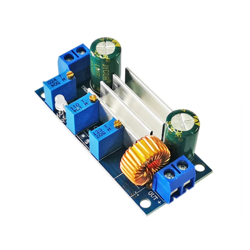 Automatic Protection! 5A Max DC-DC XL4005 Step Down Buck Power Supply Module Adjustable CC/CV Lithium Charge Board for Arduino