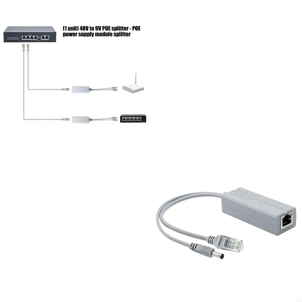462E Weather Resistant POE Splitter Module Convert DC48V To DC12V For Security Camera