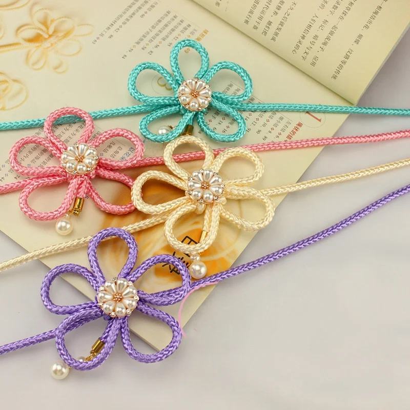 Handwoven Decorative Sash Cord for Kimono Bathrobe Multi-colored Polyester Fiber Belt Rope No Brand Registered Trademark