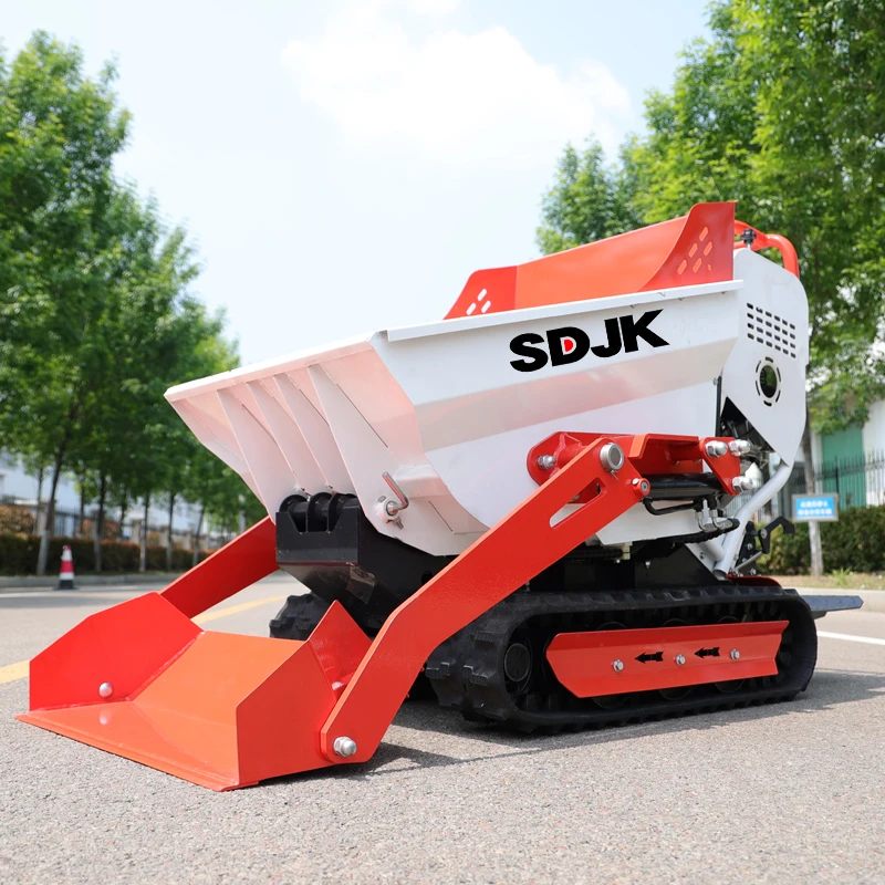 Garden Track Dumper 1Ton Small Crawler Dump 500KG 1000KG Mini Dumper