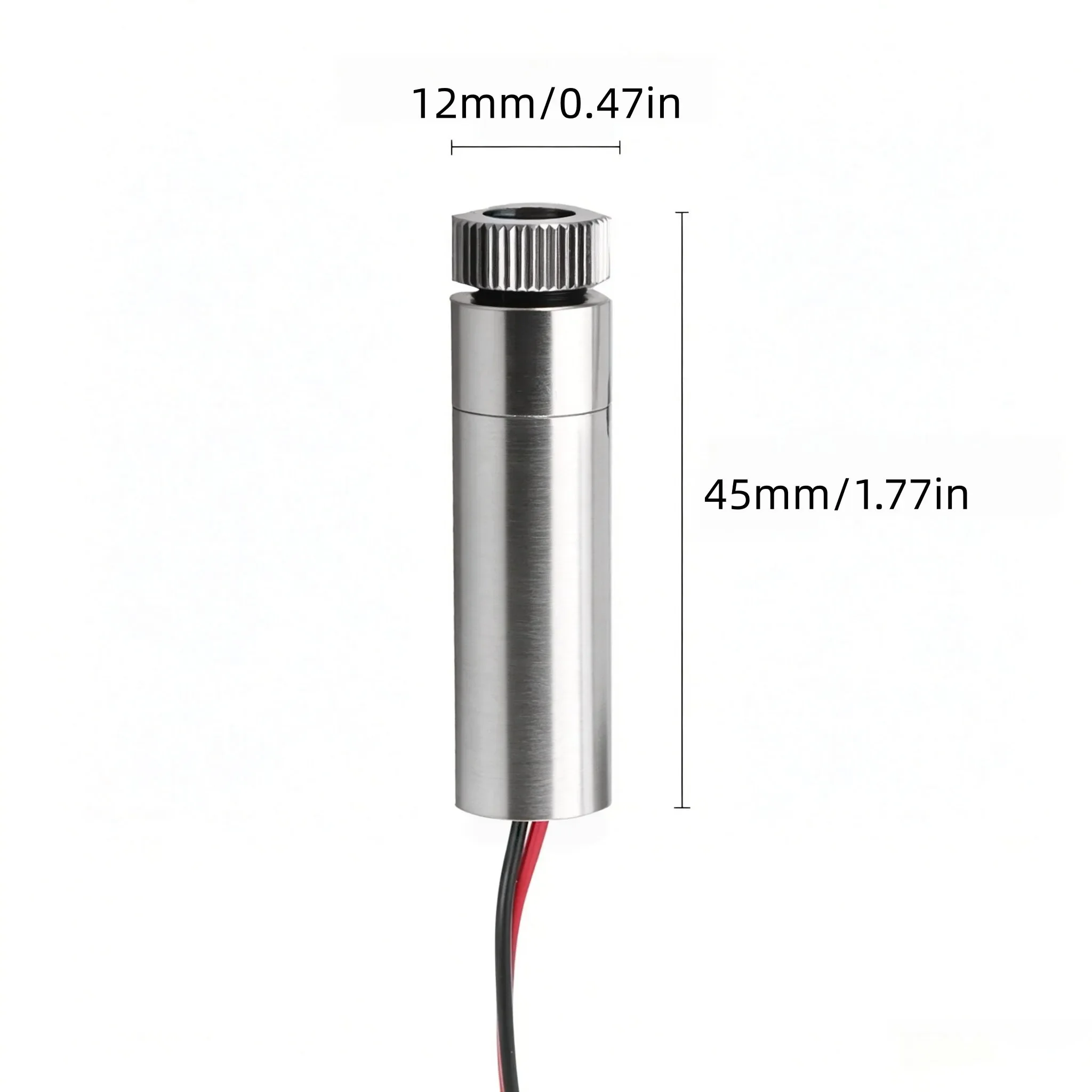 Adjustable-Focus High-Precision 405nm Blue-Violet Laser Module | Replacement Head for NEJE DK-8-KZ Engraver (5V Power Supply)