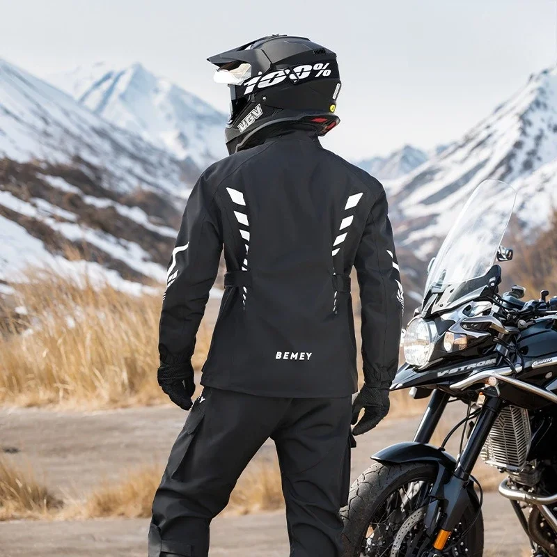 

2025 Motorcycle Rain Coat Raincoat Split Full Body Rainstorm Proof Men's Cycling Suit Rider Suit