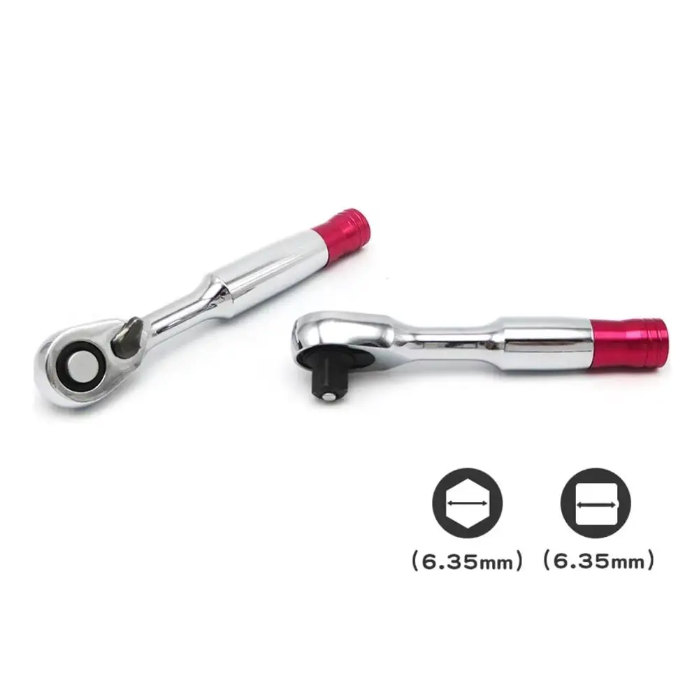 Professional CR-V Torque Ratchet Wrench 85mm/100mm 2-in-1 Spanner 72 Teeth Hand Repair Tool Vehicle Bicycle Bike