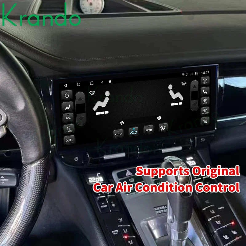 Krando 12.3" Car Navigation For Porsche Panamera 2010+ Android Auto Head Unit Support Wireless Carplay 4G WIFI