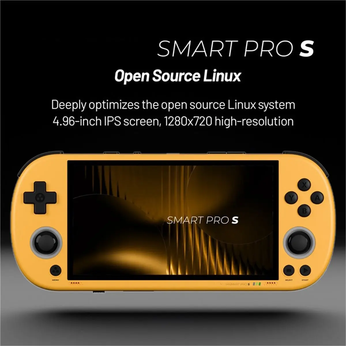 L73A NEW Smart Pro S TG5050 Game Console 4.96inch 64G Retro Handheld Game Player Mini Video Game Console Support 30+ Emulators C
