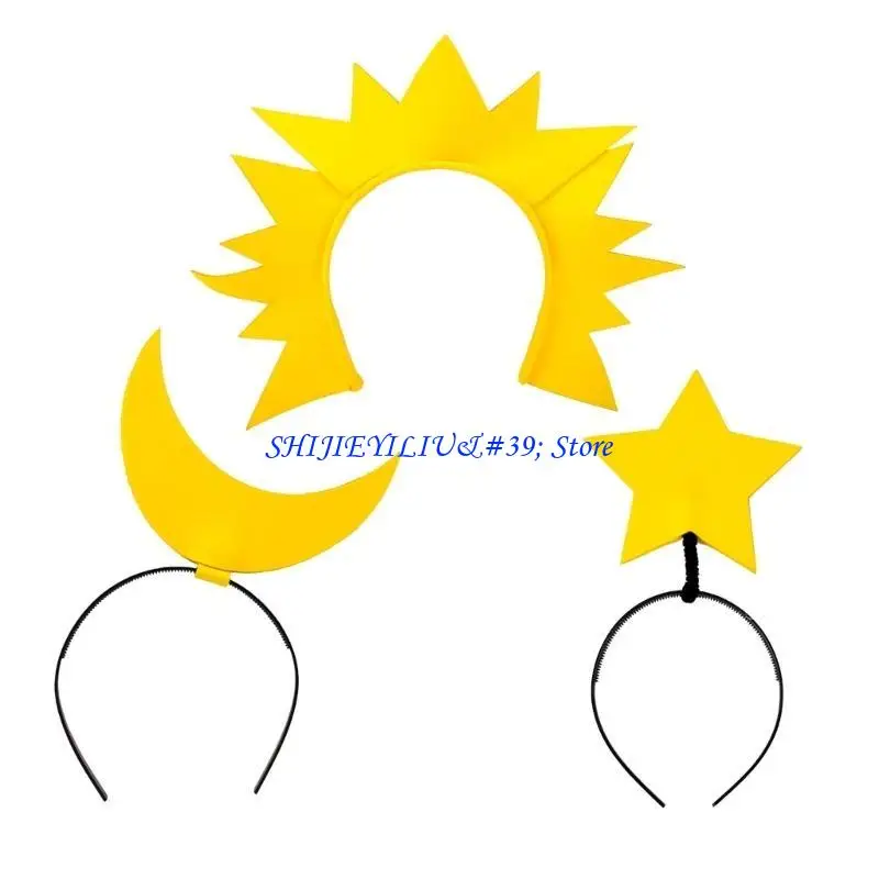 

E21F Kids Eye-catching Fun Hairbands Eye-catching Sun for Photo Studio Photo Props