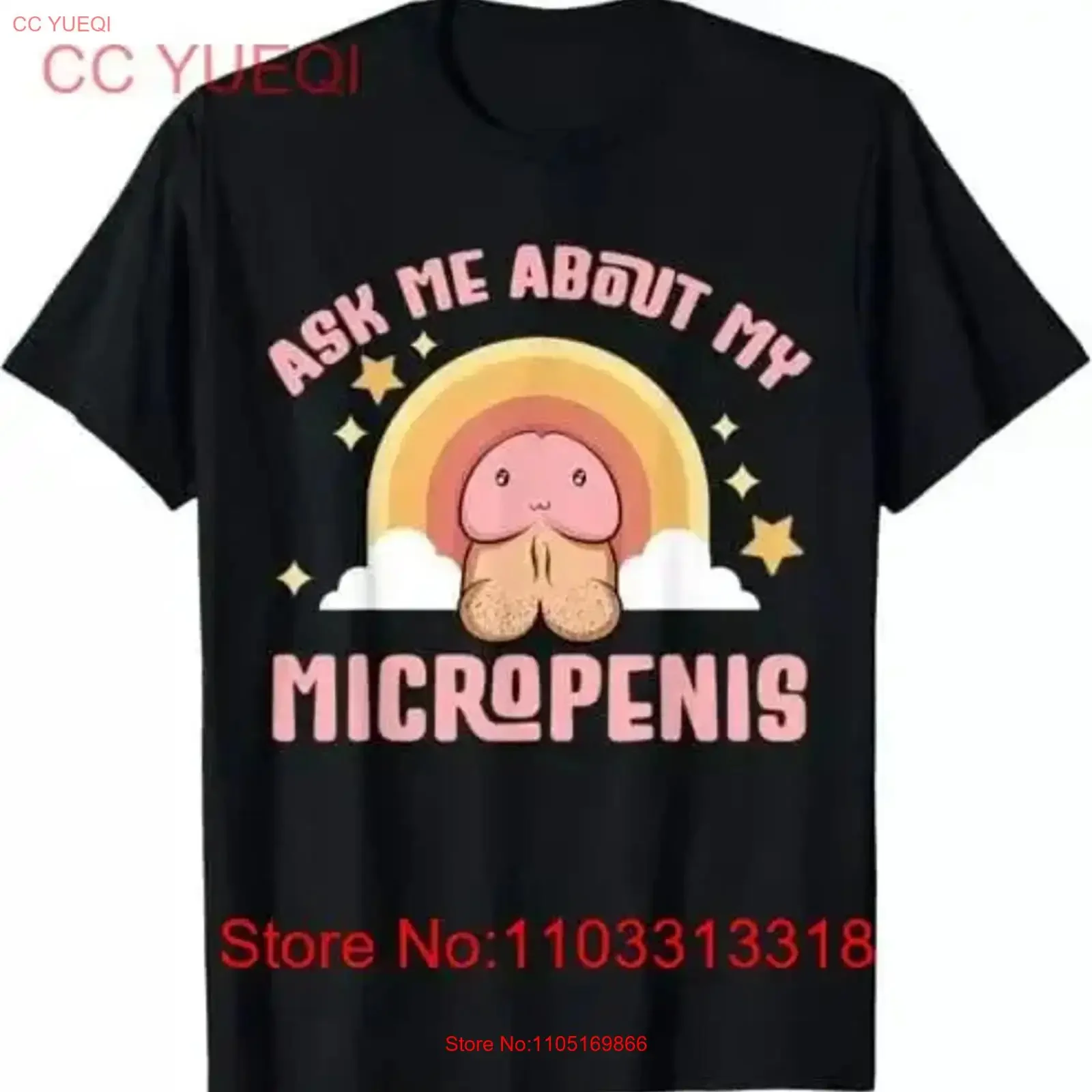 Ask Me About My Micropenis Funny Inappropriate Adult Humor T Shirt vintage Washed Versatile Soft Top For Everyday Wear Stylish