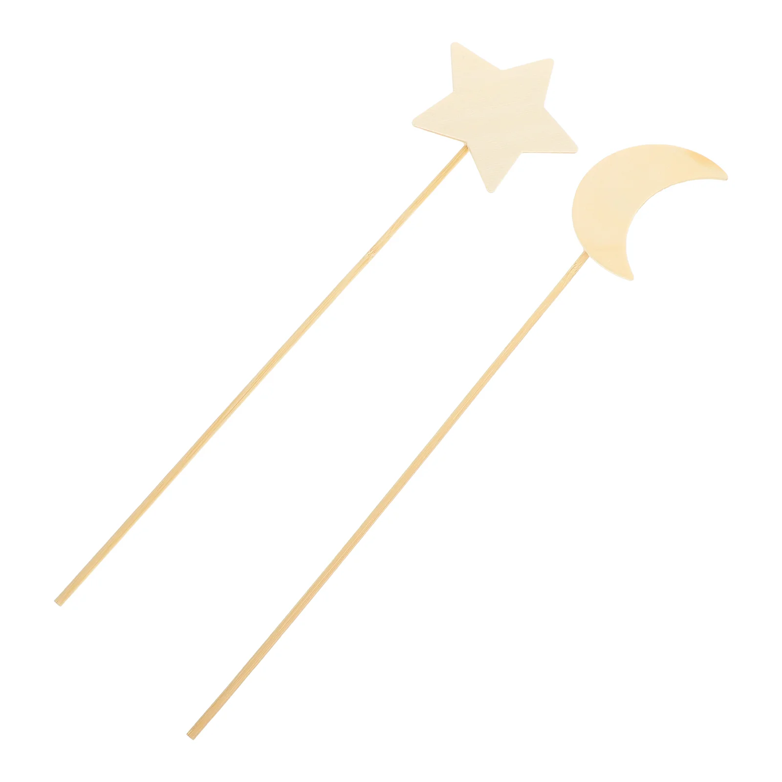 

12 Pcs DIY Fairy Stick Graffiti Wood Decor Girl Toy Stage Ornament Wooden Wand Blank Props Child Toys