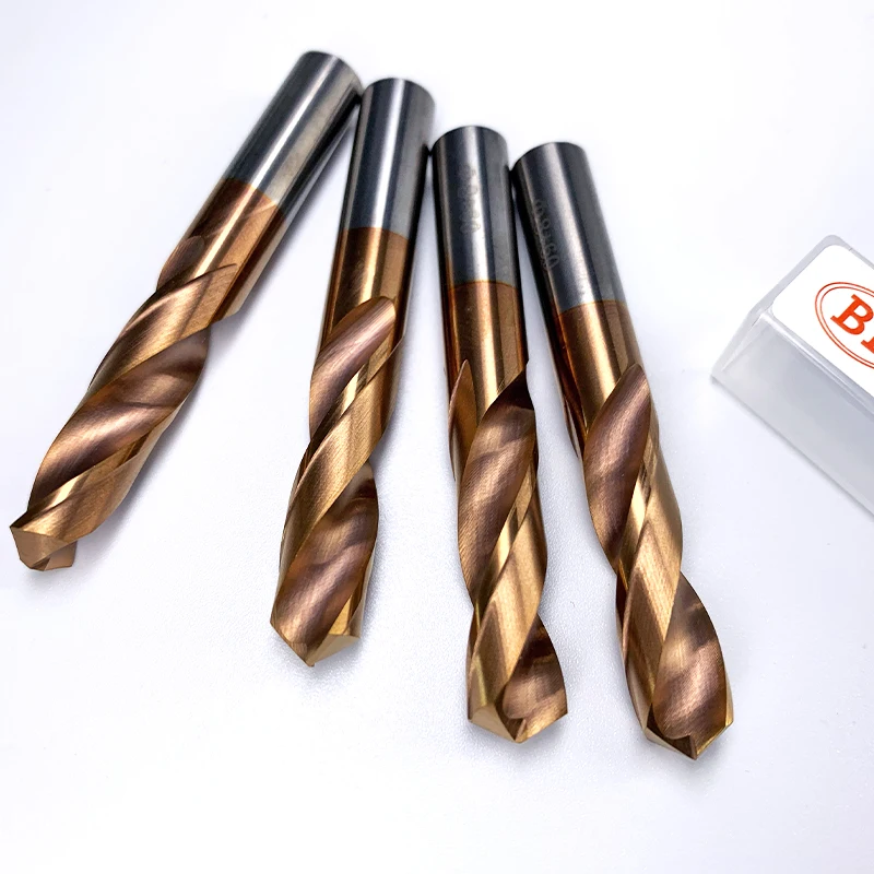 BB 17.1mm~25mm Solid Carbide Twist Drill with Parallel Shank General Stub for CNC Drilling Machine Metal Steel Iron Hole