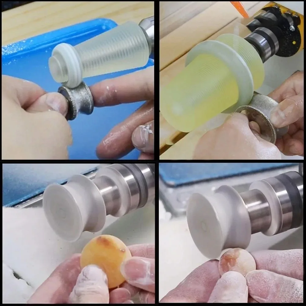 Concave Shape Diamond Grinding Wheel 2-8mm Size Shank Diameter 3mm Rotary Grinding Tool Polishing Wheel Ceramic Sharpening