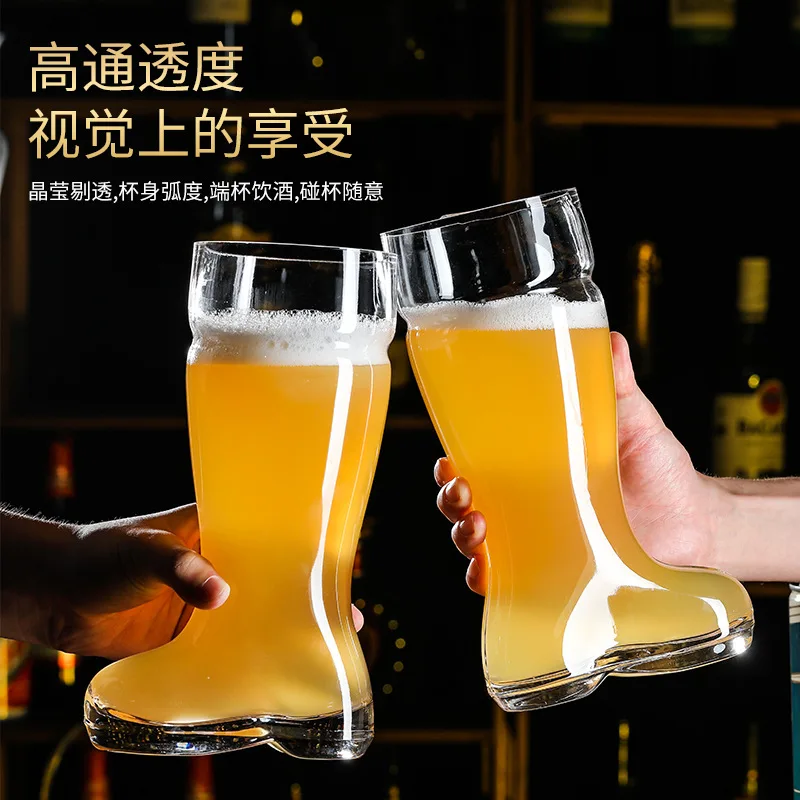 Boot Shaped Glass Large Capacity Barbecue Beer Personalized Cocktail Glass