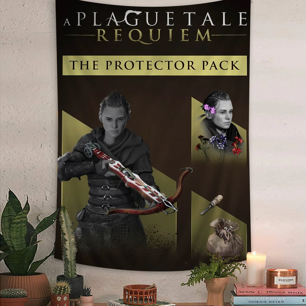 

Game A-A P-Plague T-Tale R-Requiem Printed Large Wall Tapestry Hanging Tarot Hippie Wall Rugs Dorm Cheap Hippie Wall Hanging