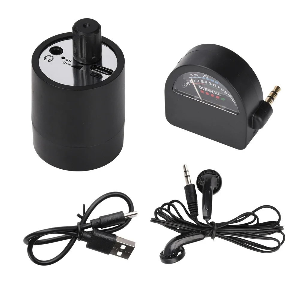 Type C Powered Leak Detection Tool with Sound Frequency Meter for Water Pipe Joint and Fitting Leak Verification